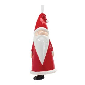 Ceramic Santa Bell Ornament (Set of 12)