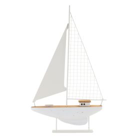 Wood Sailboat Sculpture (Set of 2)