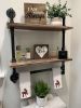 Industrial Pipe Shelf Bathroom Shelves Wall Mounted