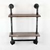 Industrial Pipe Shelf Bathroom Shelves Wall Mounted