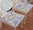 4Pcs Chair Pads With Ties Soft Cotton Seat Cushions for Kitchen Dining Room Office - Autumn Leaves