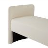 Beige, Cat Claw Cloth Bedroom Casual Rectangular Sofa Stool