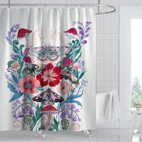 Digital Print-free Bathroom Curtain (Option: YLHTYY07-150gsm finished 590g)