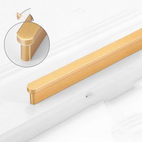 Gold Wardrobe Door Handle Lengthened Aluminum Alloy Cabinet Drawer Cabinet Door Handle (Option: L5319 Brushed Gold800)